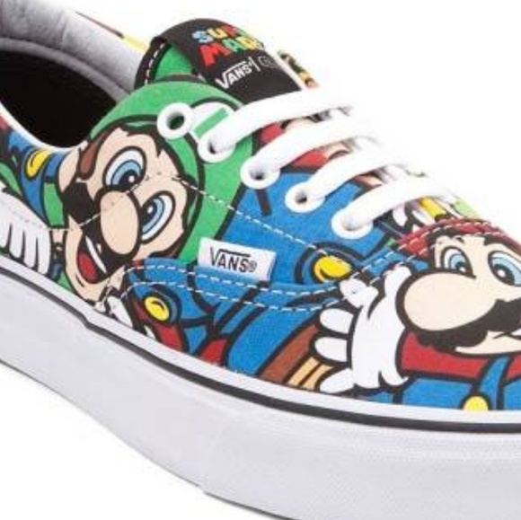 super mario vans shoes